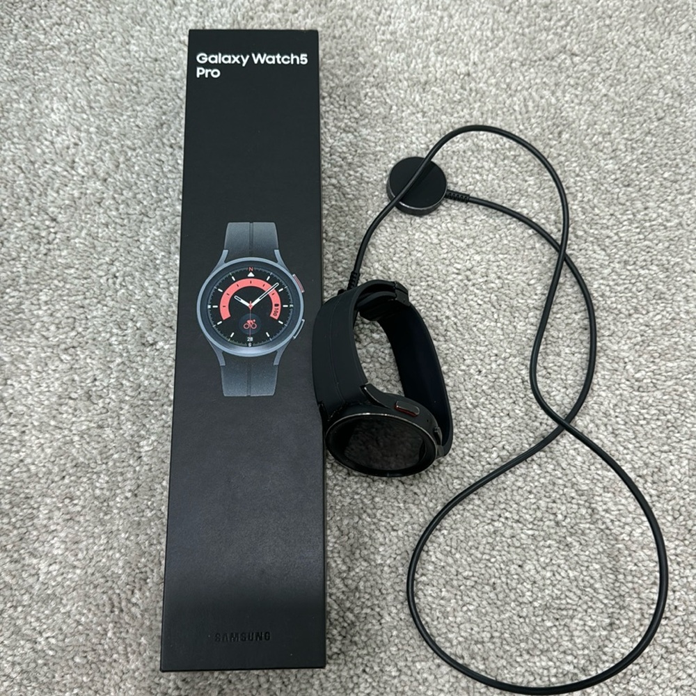Galaxy watch 5 Pro 45 mm black